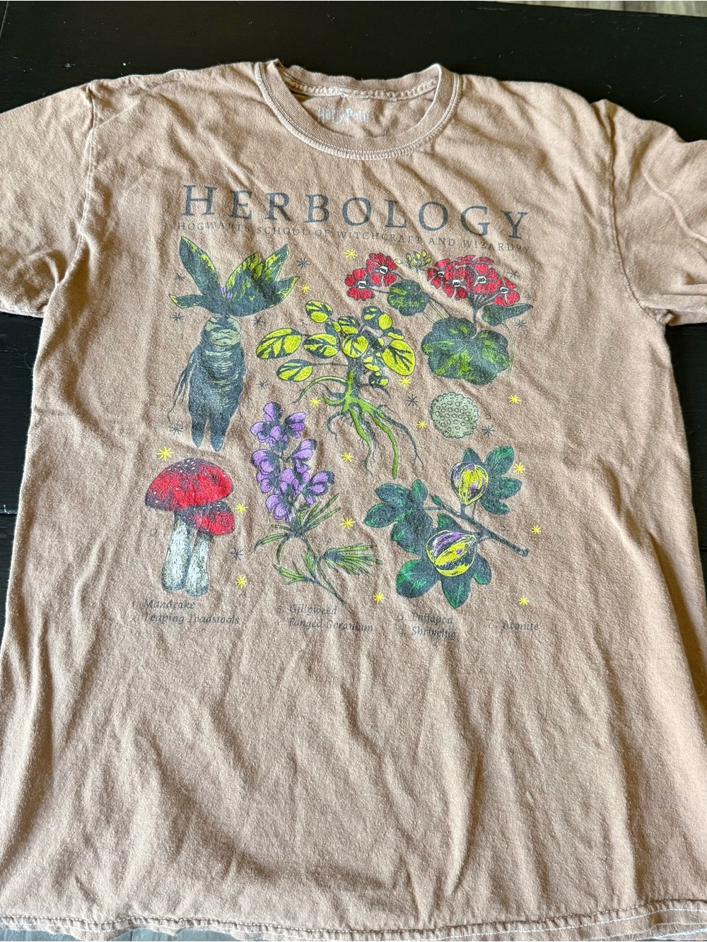 Harry Potter Herbology Botanical Graphic Tee